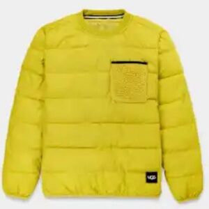 UGG MENS COLTEN PUFFER CREWNECK JACKET